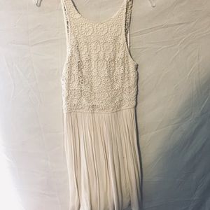 white lace dress